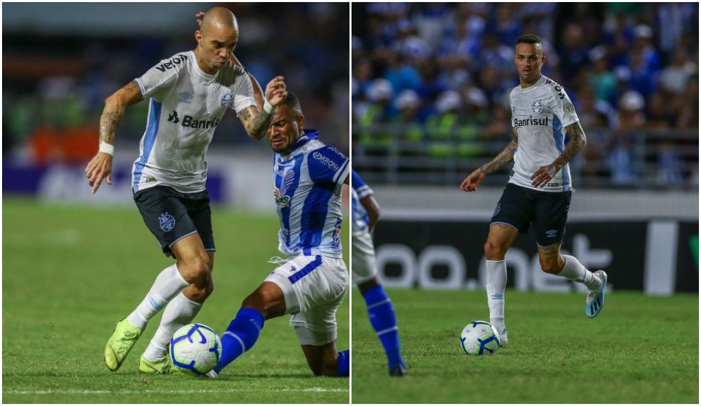 Jornalista revela salários ganhos por Diego Tardelli e Luan no Grêmio Tardelli e Luan