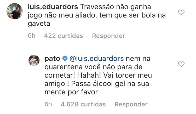 Ex-Inter se irrita com corneta de torcedor na web: "Passa álcool-gel na mente" Inter