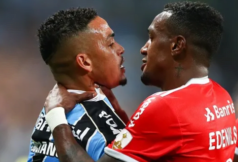 Edenilson fala pela primeira vez das agressões com Luciano no Gre-Nal da Arena Luciano