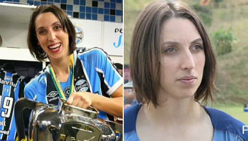 Veja como ficaria o time do Grêmio se os jogadores fossem mulheres Geromel
