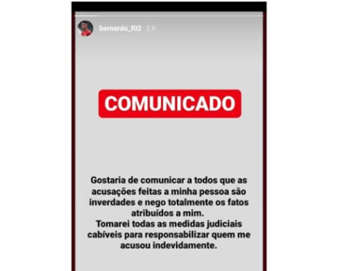 Acusado de assédio sexual, jovem da base do Inter se manifesta sobre o caso Inter