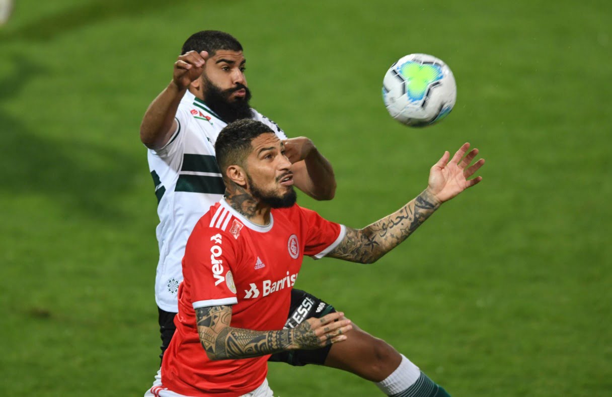 Galhardo acha passe perfeito, e Guerrero finaliza com classe; veja o 1° gol do Inter no Brasileirão Guerrero