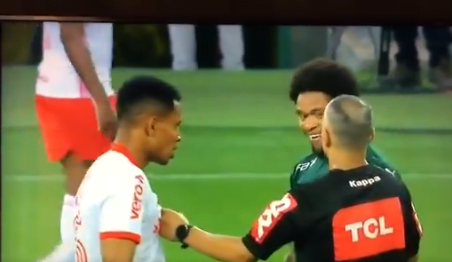 Vídeo mostra início da discussão e sorriso de Luiz Adriano após olhar Jussa; assista Luiz