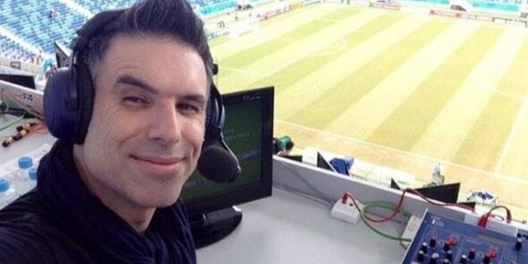 Marco de Vargas narra Inter x América de Cali nesta quarta-feira no Fox Sports Marco de Vargas