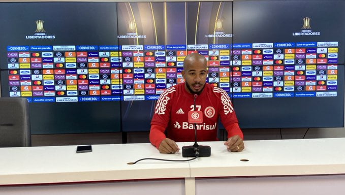 Patrick promete Inter lutando com todas as forças contra o Boca: "Até a nossa última gota de suor" Patrick
