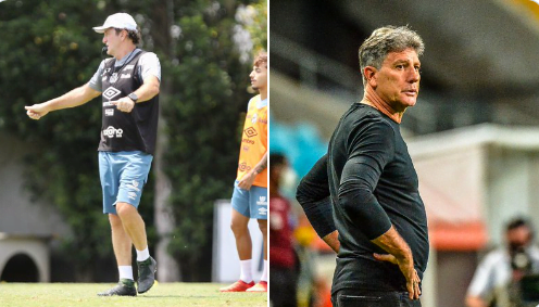 Renato nega que Grêmio dependa de Jean Pyerre, e Cuca diz que Santos poderia ter decidido o confronto Renato