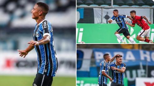 Jovem atacante relembra chegada ao Grêmio com 10 anos de idade e celebra noite na Arena: "Inexplicável" Azevedo