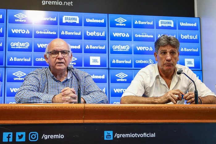 Romildo Bolzan e Renato Portaluppi - Grêmio