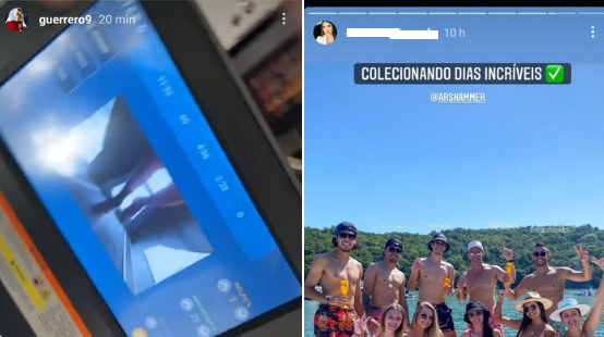 Jogadores do Inter são criticados na web por aglomeração em praia em meio à pandemia: "Que mancada" Inter