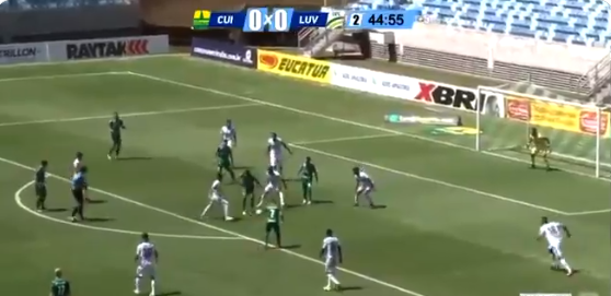 Guilherme Pato mostra serviço no Cuiabá e marca gol em chute forte de perna direita; confira o lance Pato
