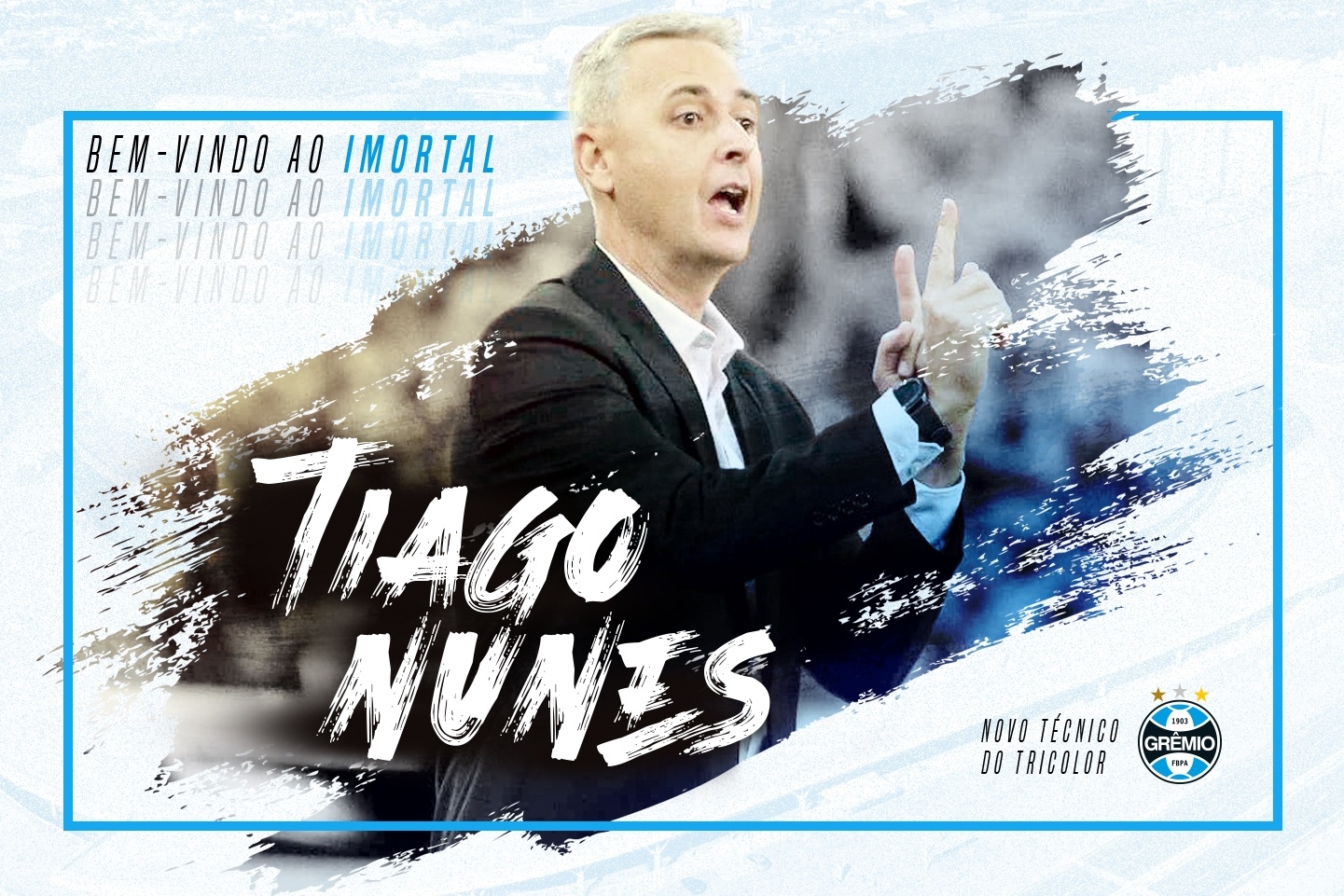 Tempo de contrato, staff pequeno e data da chegada: Grêmio anuncia oficialmente a contratação de Tiago Nunes Tiago Nunes