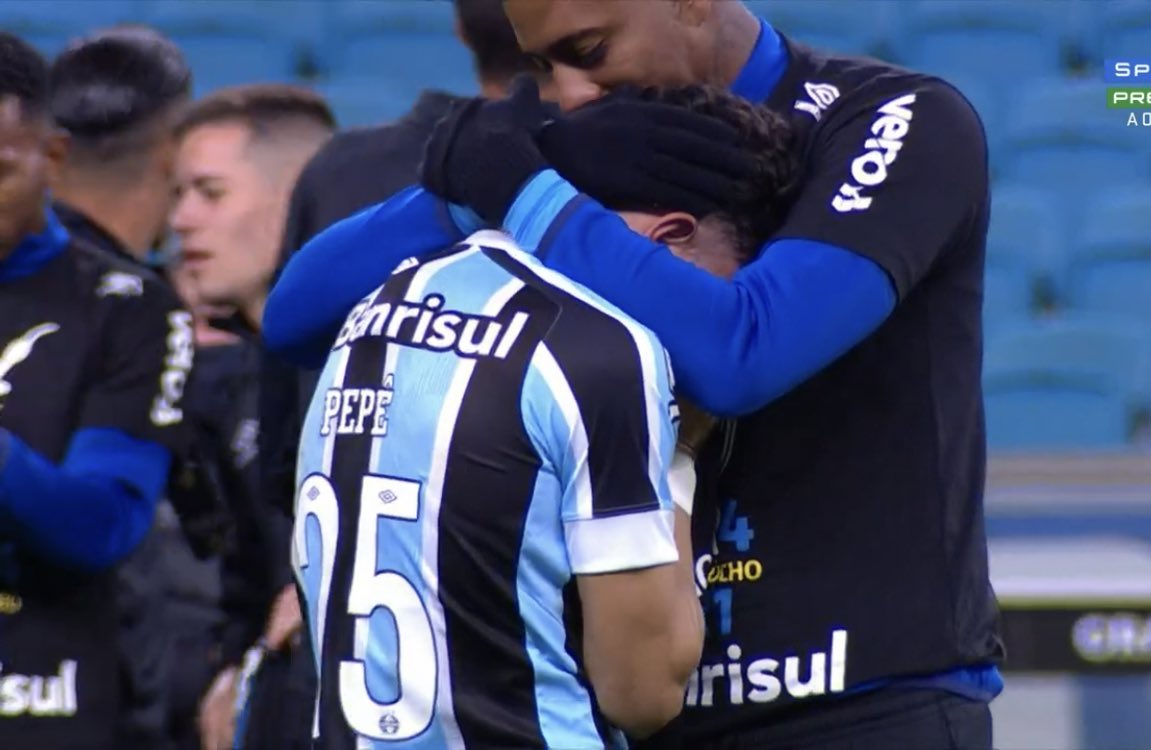 Até breve: vídeo mostra o choro de Pepê caminhando sozinho na Arena depois do título sobre o Inter Pepê