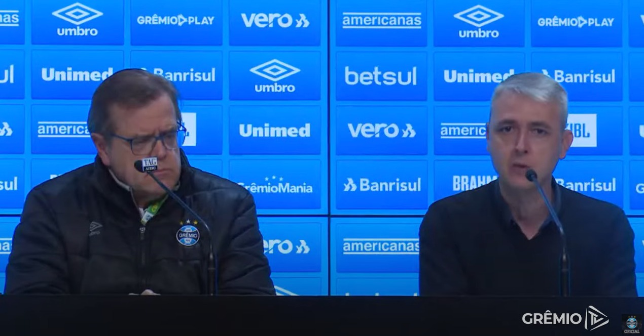 Tiago Nunes é demitido do comando do Grêmio e promete seguir na torcida pelo clube; veja o pronunciamento Tiago Nunes