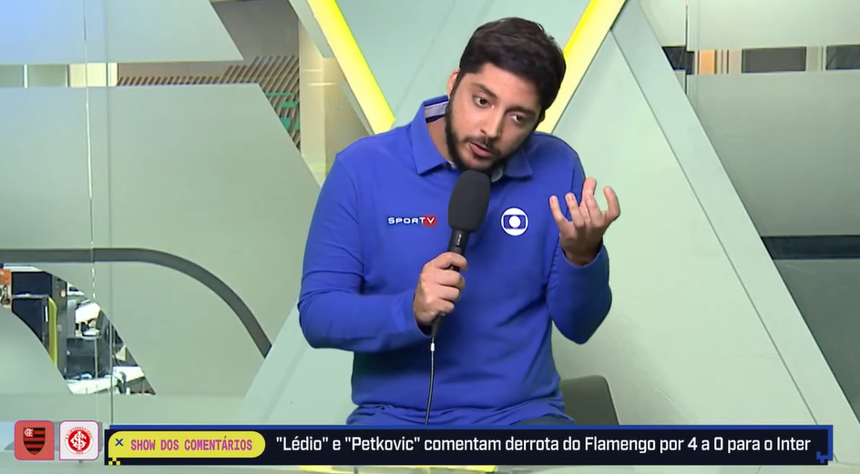 SporTV usa humorista para tirar sarro dos comentários de Petkovic no jogo de domingo: "Já já tem passeio do Flamengo" Petkovic