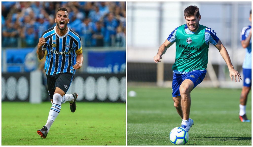 Kannemann querendo chutão, Maicon bola no pé: história revela "discórdia" de ídolos do Grêmio na final da Libertadores Maicon