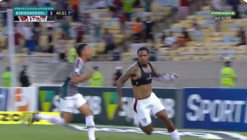 Ex-Inter, Abel Hernández faz golaço de perna direita em vitória do Fluminense sobre o Flamengo; assista Abel
