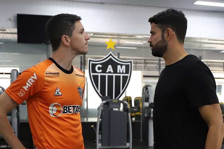 Antes de pegar o Inter, Atlético-MG solta nota oficial sobre boatos envolvendo Nacho Fernández e Diego Costa Nacho Diego