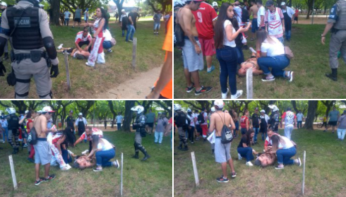 Rádio relata confronto pré-jogo e publica que colorado foi alvo de agressão de torcedores do Corinthians Torcida