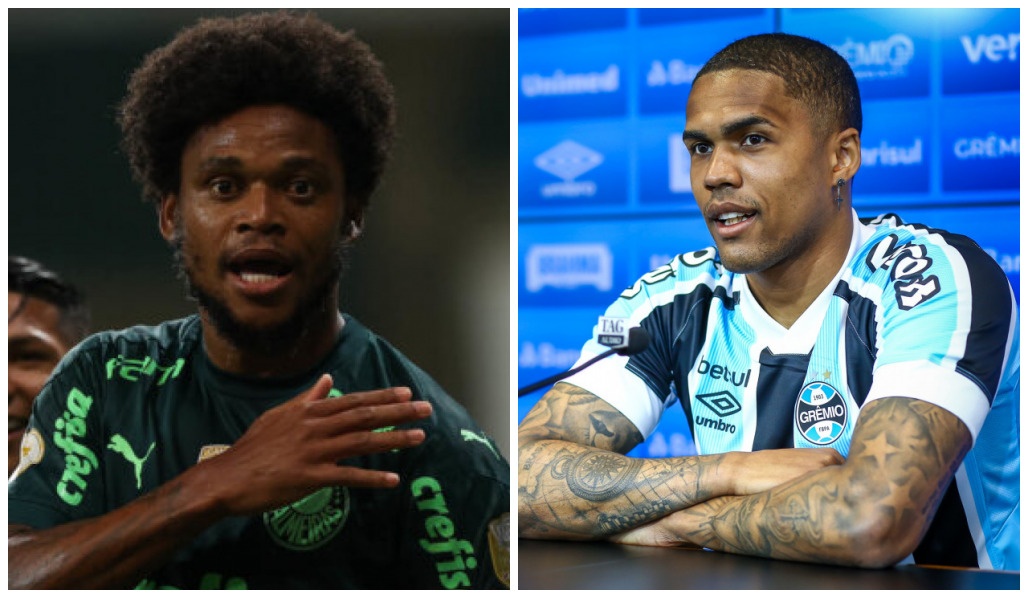 Dirigente do Grêmio revela "gracinhas" de Luiz Adriano na Arena e diz ter conversado com Douglas Costa sobre "superávit" Douglas Costa