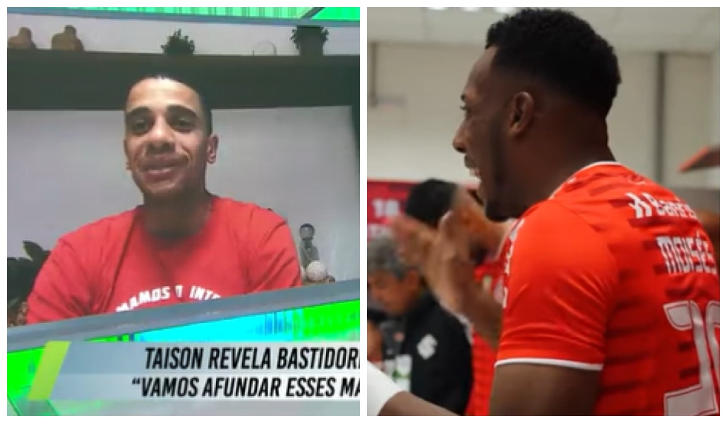 Taison relembra união do elenco antes do Gre-Nal e se diverte com discurso de Moisés no vestiário: "Estava doidão" Moisés