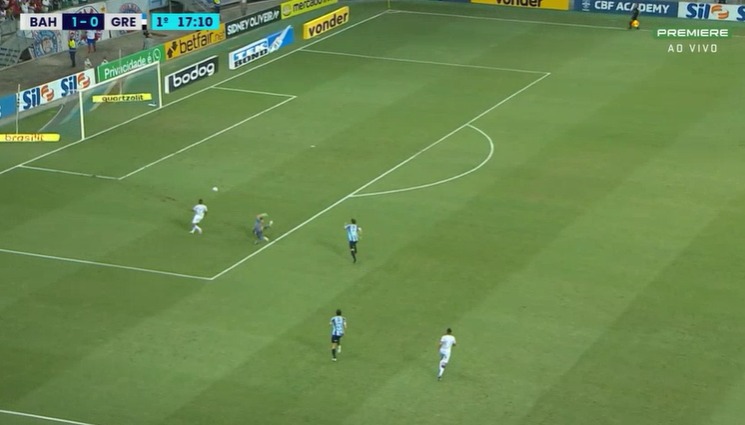 Com erros incríveis na defesa, Grêmio abriu duelo decisivo contra o Bahia levando 2x0 em 20 minutos; veja lances Bahia