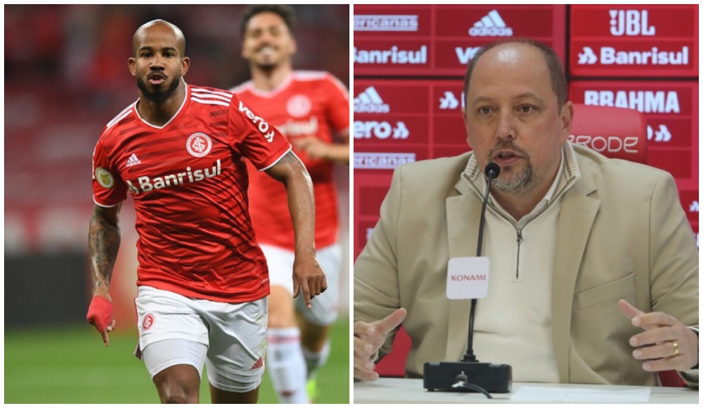 Permuta? Presidente do Inter fala sobre post de Patrick, admite Aguirre de saída e atualiza busca por novo técnico Inter