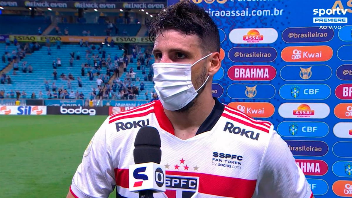 Rogério Ceni destaca dupla do Grêmio após derrota na Arena, e Calleri dispara: "Foi uma vergonha pra nós" Calleri