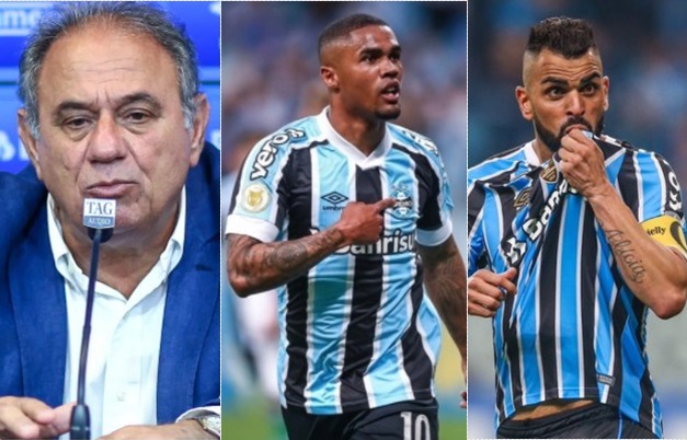 Abrahão anuncia as primeiras saídas, brinca com extracampo de Douglas Costa e lembra saída de Maicon: "Foi mortal para o grupo" Grêmio