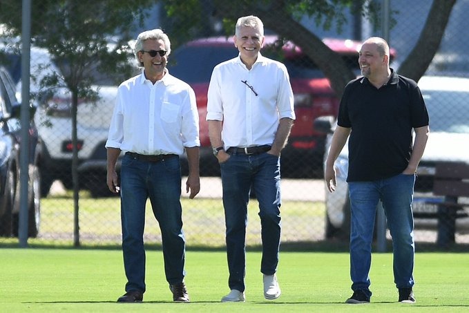 Chegada já ao trabalho: confira detalhes do primeiro dia de Paulo Autuori e de Carlos de Pena no Inter Paulo Autuori