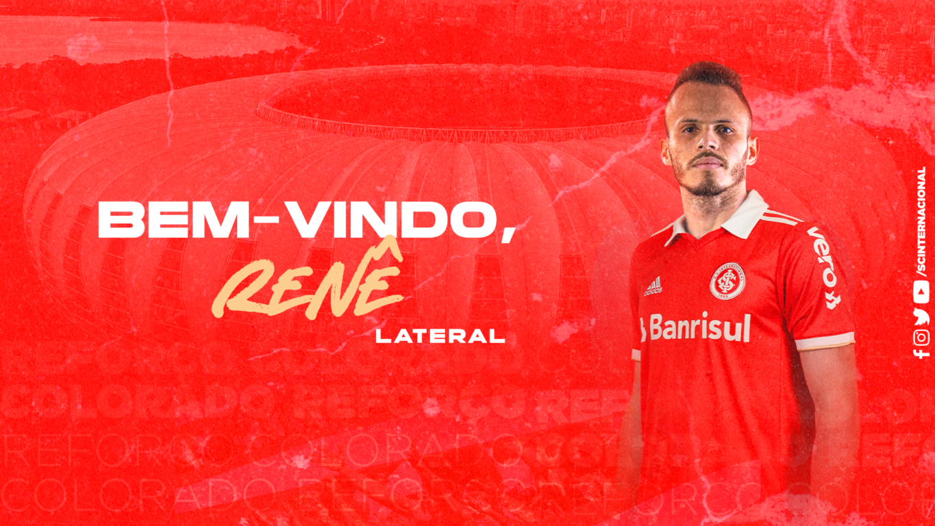 Inter anuncia oficialmente a chegada de Renê e ainda corre contra o tempo para contratar Brenner Renê