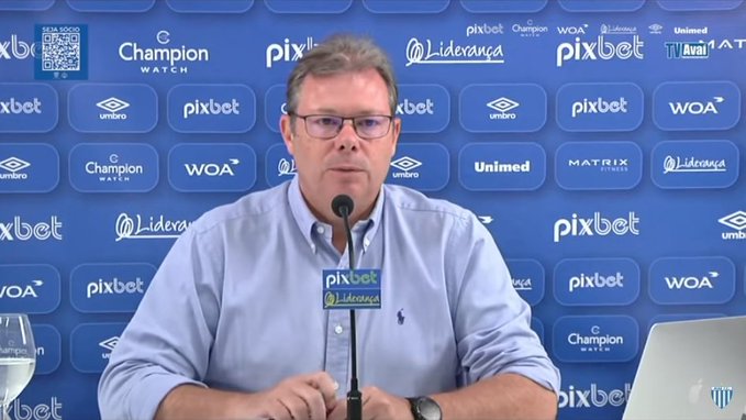 Presidente do Avaí comenta interesse em jogador do Inter e diz que já foi avisado sobre executivo de futebol júlio heerdt