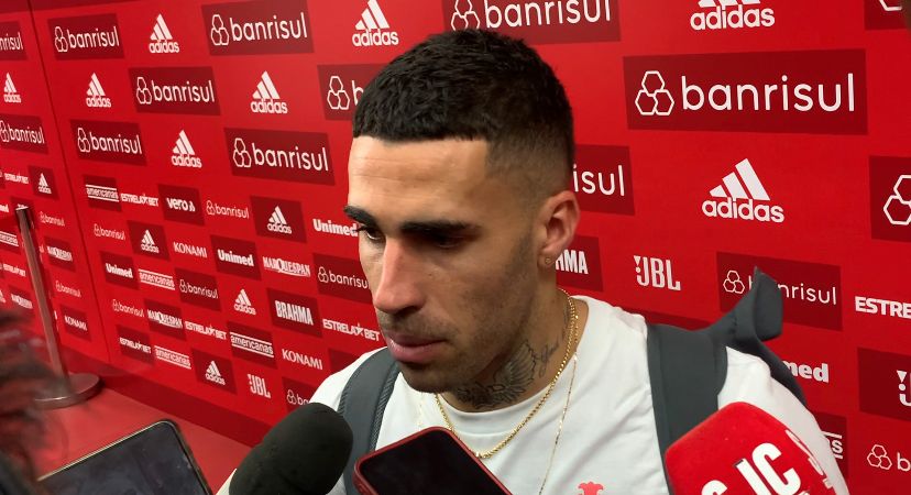 Gabriel fala pela primeira vez após expulsão e revela que Edenilson já vinha atuando com dores: "É um p... jogador" Gabriel Edenilson