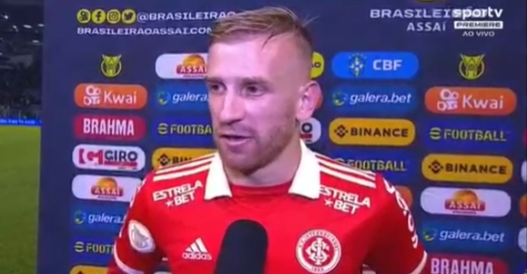 Pedro Henrique pede a bola do pênalti para Edenilson, resolve jogo e manda recado para a torcida do Inter Pedro Henrique Edenilson