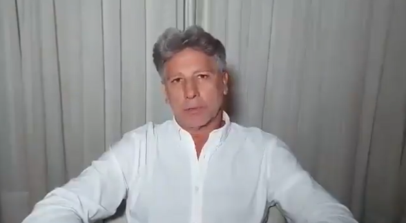 Renato Portaluppi grava novo vídeo e declara voto em Jair Bolsonaro: "Para que o Brasil siga em boas mãos" Renato Bolsonaro