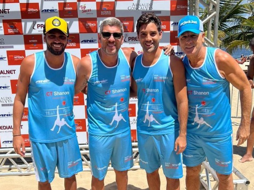 Renato Portaluppi aproveita sábado para disputar torneio de futevôlei no Rio de Janeiro: "Aproveitando a folga" Renato Portaluppi