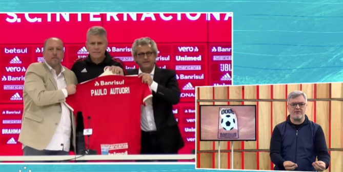 Meneghetti vê situação "constrangedora" para o Inter com saída de Autuori; Baldasso tem visão diferente Autuori Inter