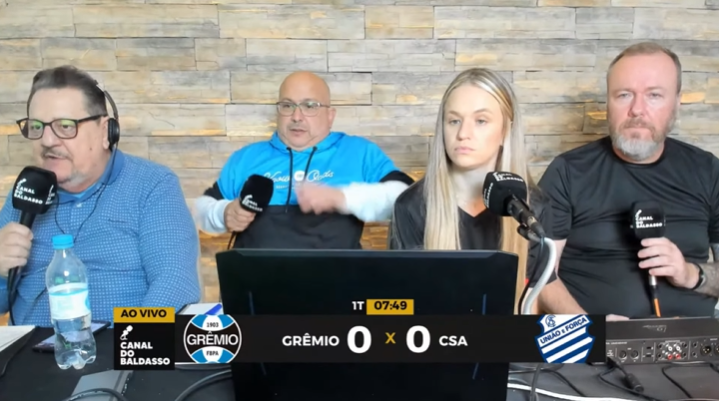 Baldasso vibra com audiência na estreia das coberturas do Grêmio e anuncia novidade para o jogo de sábado Baldasso