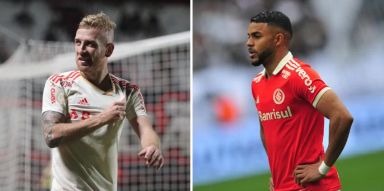 Quem está na frente entre Pedro Henrique e Wanderson por uma vaga de titular no ataque do Inter Pedro Henrique Wanderson (1)