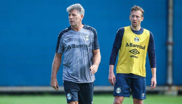 Lucas Leiva otimista em Flamengo x Grêmio