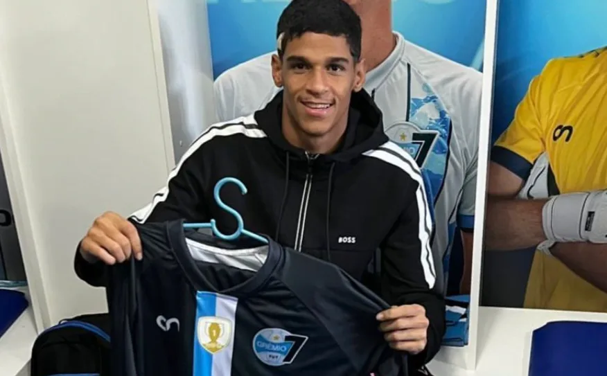 Receba! Como foi o gol de Luva de Pedreiro com a camisa do Grêmio em partida no Futebol 7 Luva de Pedreiro