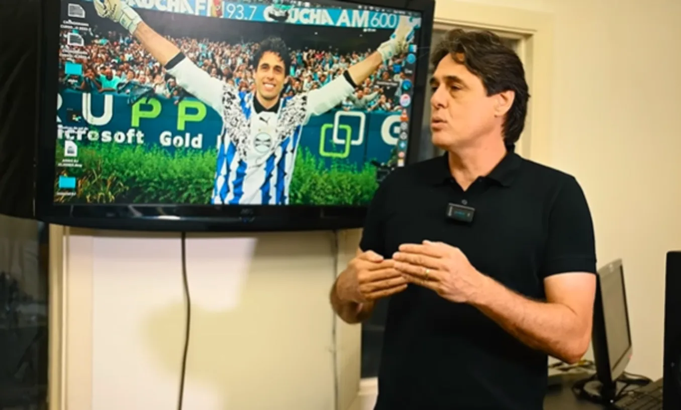 Danrlei revela como ficou a relação com Eduardo Martini e impõe condição para ser presidente do Grêmio Danrlei