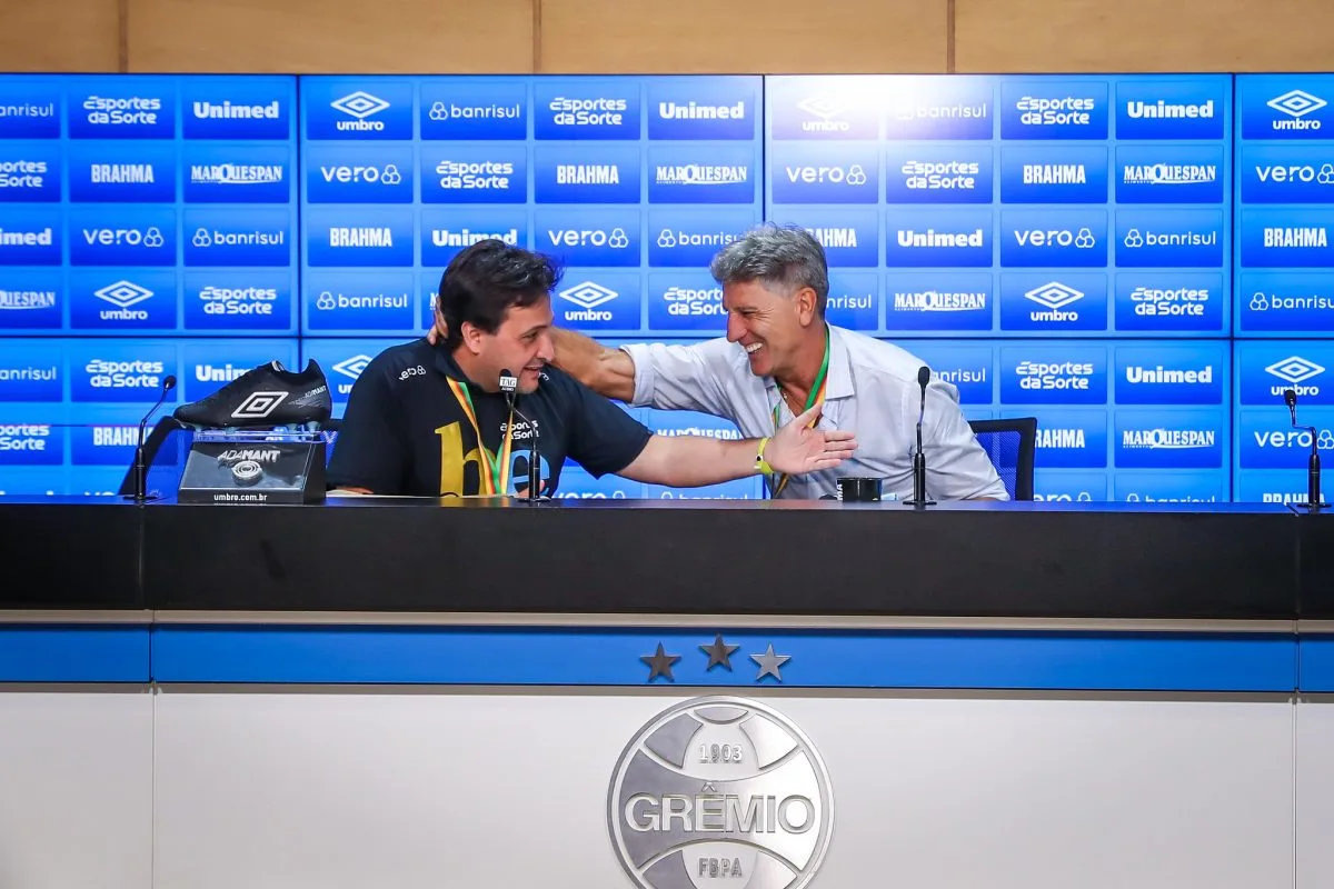 Guerra com Renato no Grêmio