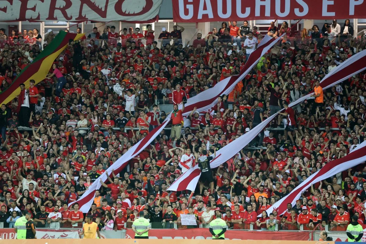 Inter com sua torcida no Beira-Rio