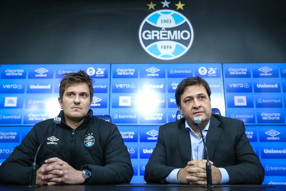 Geral do Grêmio publica nota de despedida para Antônio Brum: "Dirigente arrojado" Grêmio tem Antônio Brum como vice de futebol