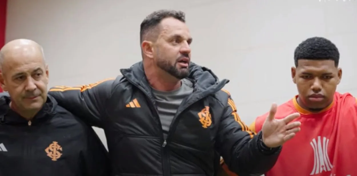 Magrão e Mano discursaram no Inter