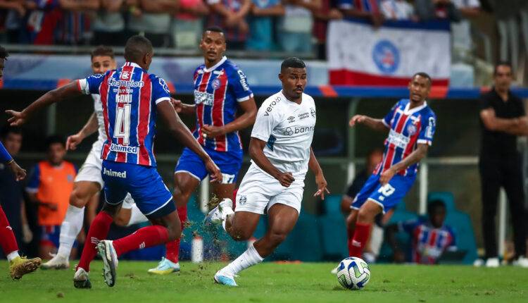 Grêmio pega o Bahia quarta que vem