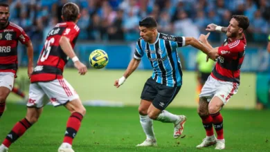 Grêmio de Suárez perdeu para o Flamengo