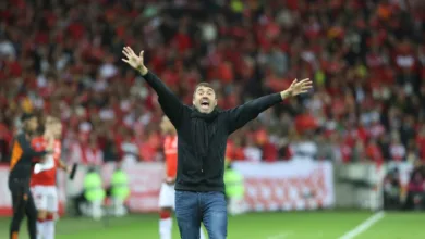 Coudet treinando o Inter