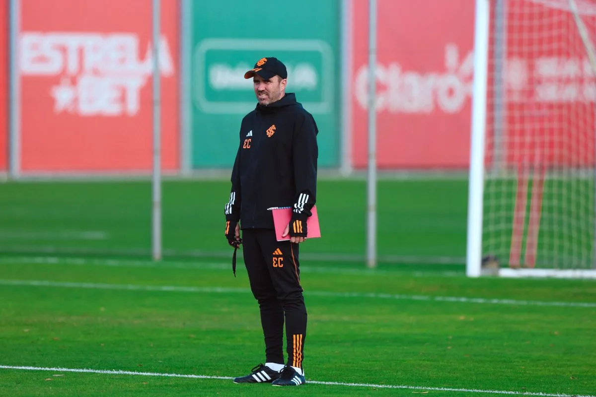 Coudet treinando o Inter
