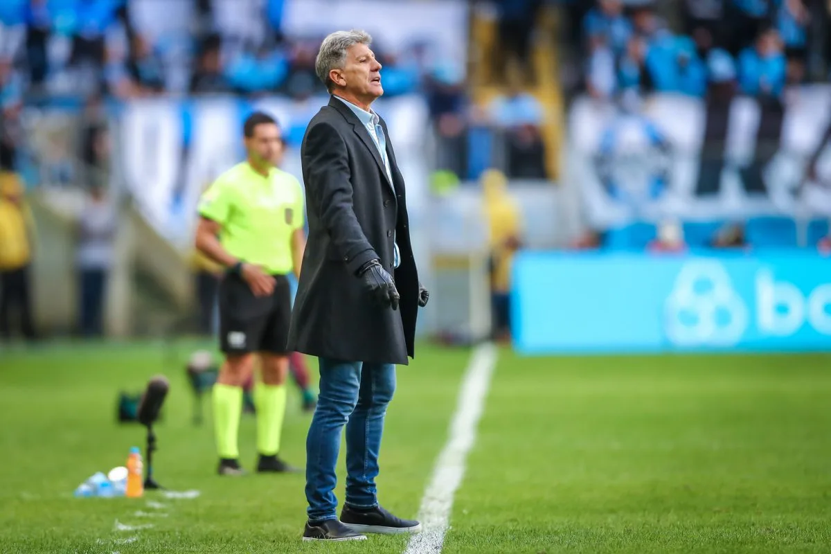 Ex-dirigente do Grêmio pede mais "humildade" para Renato em suas atitudes: "Já se esgotou" Renato no Grêmio